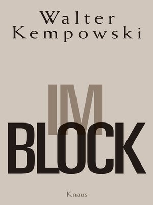 cover image of Im Block